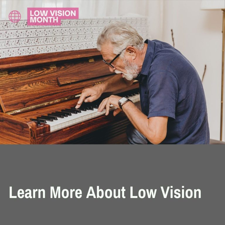 Low vision can impact a musicians career